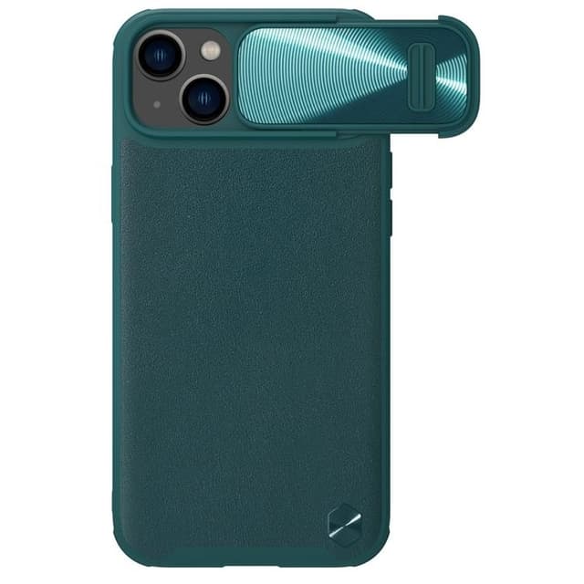 Nillkin iPhone 14 Plus Etui CamShield Læder S - Grøn