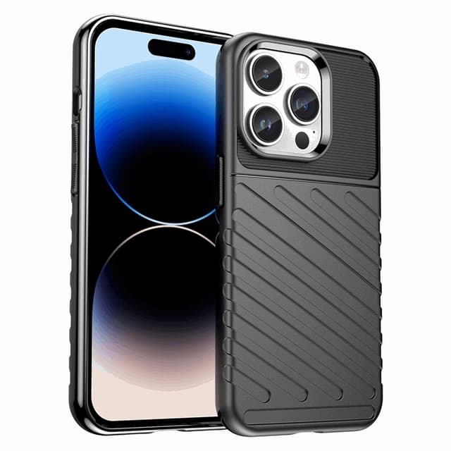 Telefontaske til iPhone 15 Pro Thunder Armored - Sort
