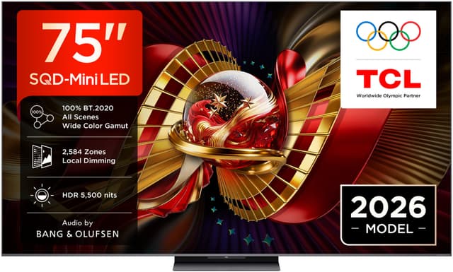 C8L 75” SQD-Mini LED Smart TV (2026)