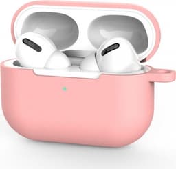 Silikoninen suojakotelo Apple Airpods Pro:lle, vaaleanpunainen
