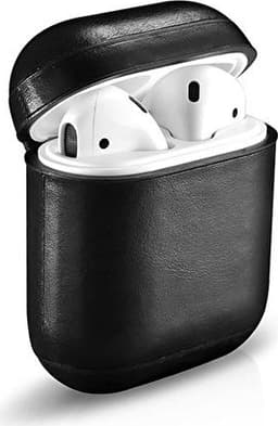 Nahkakotelo Apple Airpods -laitteille, jossa on solki