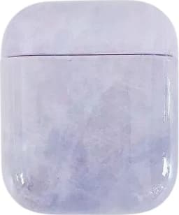Suojakotelo Apple Airpodsille, marmorikuvio, violetti