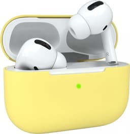 Silikoninen suojakotelo Apple Airpods Pro:lle, keltainen