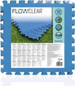 Bestway Pool floor cover, 50x50 cm, Blue, 9pcs