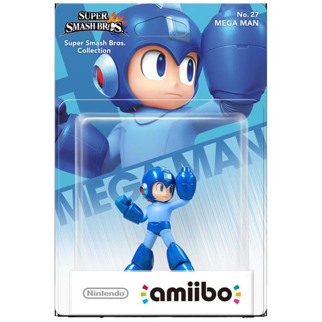 Amiibo Super Smash Bros. actionfigur (Mega Man Nr.27)