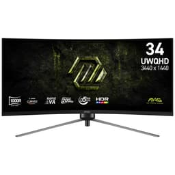 MSI MAG 345CQRF E20 34/VA/200Hz/1ms gamingskjerm