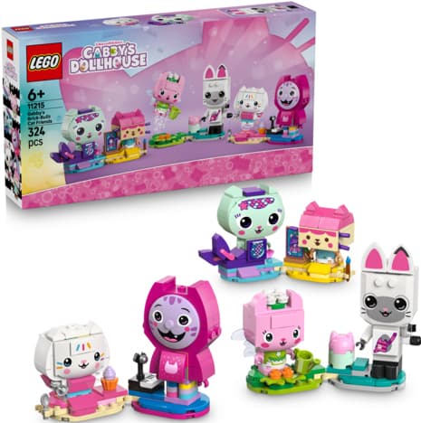 LEGO - Gabby's Dollhouse - Gabbys klossbyggda kattvänner (11215)