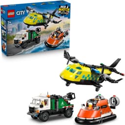 LEGO City Flygplan, servicebil och svävare 60505