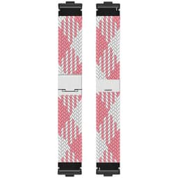 Flettet elastisk klokkereim til Huawei Watch Fit 5 Pro - Pinkwhite