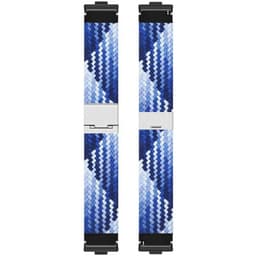 Flettet elastisk klokkereim til Huawei Watch Fit 5 Pro - Gradient blue