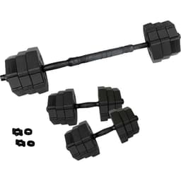 ASG 15kg kuusikulmioinen painosarja (musta/musta)