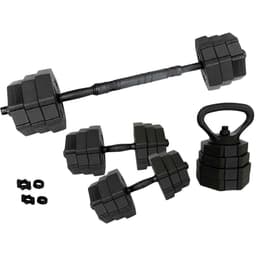 ASG 20kg Kuusikulmio painosarja (musta/musta)