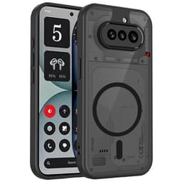 Full Matte Mag deksel til Nothing Phone 4a - Svart