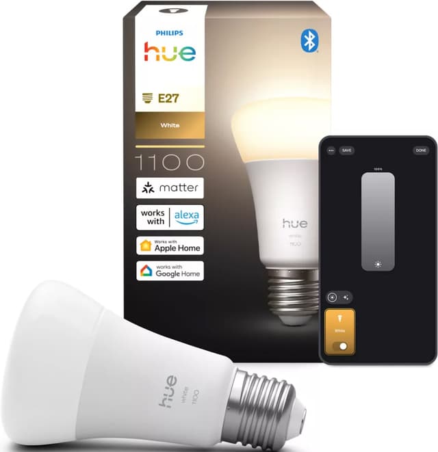 Philips Hue W A60 LED pære 9,5W E27