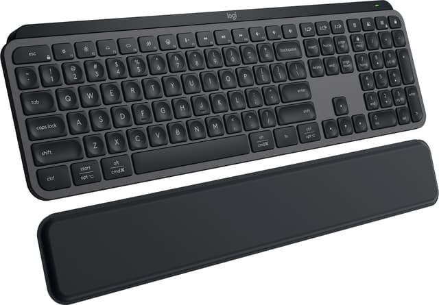 MX Keys S trådlöst tangentbord med handledsstöd