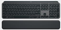 Logitech MX Keys S trådløst tastatur med håndledsstøtte (graphite)