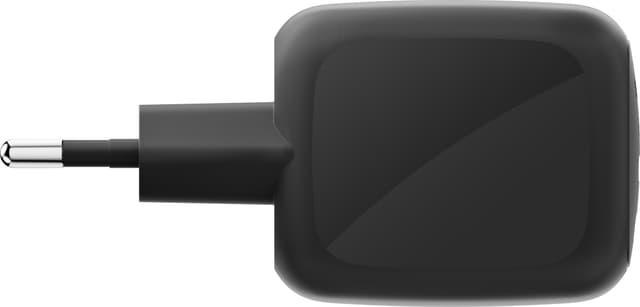 Bilde av Dual USB-C PD GaN 67W vegglader (sort)