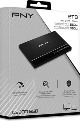 PNY CS900 2,5" SATA III SSD muisti (2TB)