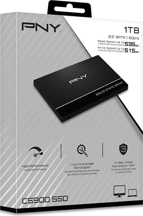 PNY CS900 2.5" SATA III SSD (1TB)