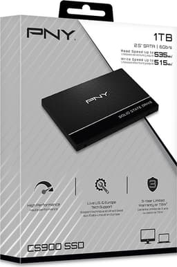 PNY CS900 2,5" SATA III SSD muisti (1TB)
