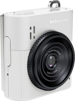 Kamera Digitalkamera 64MP 16x Digital Zoom 1.4"" IPS Skärm Foto Video - Vit