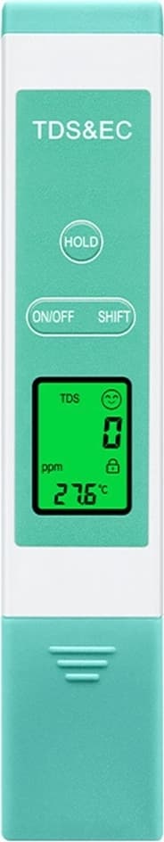 Tester Vandkvalitet EC TDS Temperaturmåler Drikkevand Digital Testpen