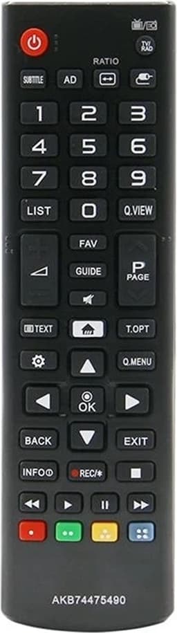 TV fjernkontroll Erstatning for AKB74475490 For LG TV