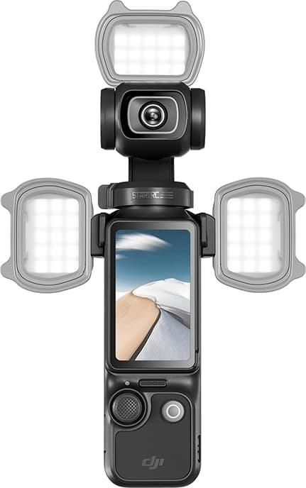 Lampa Belysning För DJI Osmo Pocket 3 Kamera Magnetisk Fill Light Kit 3 Färger