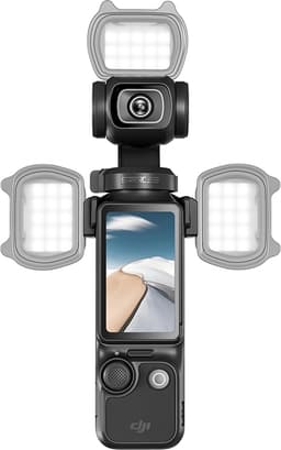 Lampa Belysning För DJI Osmo Pocket 3 Kamera Magnetisk Fill Light Kit 3 Färger