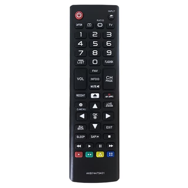 TV fjärrkontroll Ersättning för AKB74475401 För LG TV