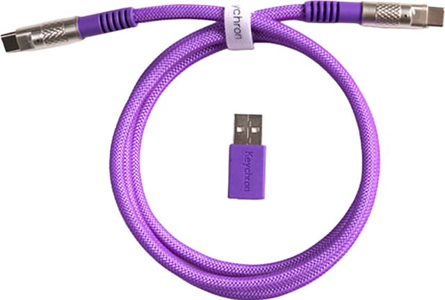 Keychron dobbeltisoleret Geek 8k USB-kabel (lilla)