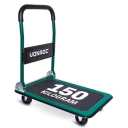 VONROC Plattformsvagn – hopfällbar | Max. vikt 150KG