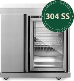 Myoutdoorkitchen - Modul med kylskåp och förvaringsskåp
