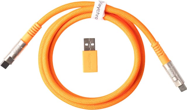 Keychron Dobbelt-sleeved Geek 8k USB-kabel (orange)