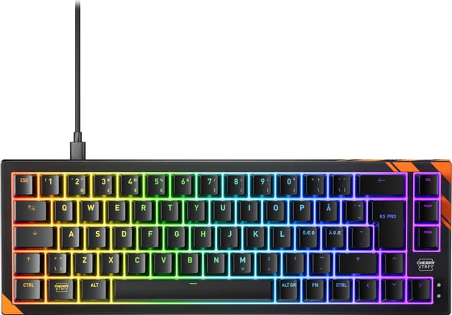 Cherry Xtrfy K5 Pro TMR kompakt gaming-tangentbord