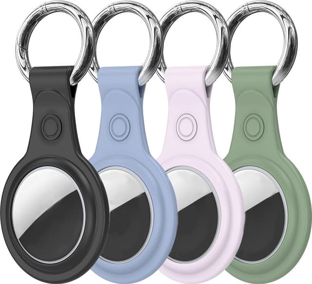 DUX DUCIS 4-PAK TPU Holder med Nøglering til AirTag - MultiColor 1