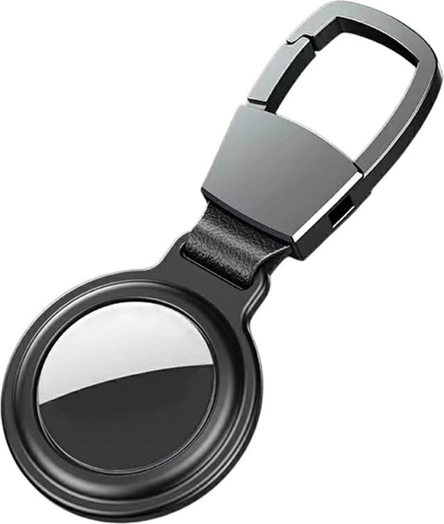 SKALO Nøglering med holder til AirTag - Sort