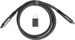 Keychron Dobbelt-sleeved Geek 8k USB-kabel (sort)