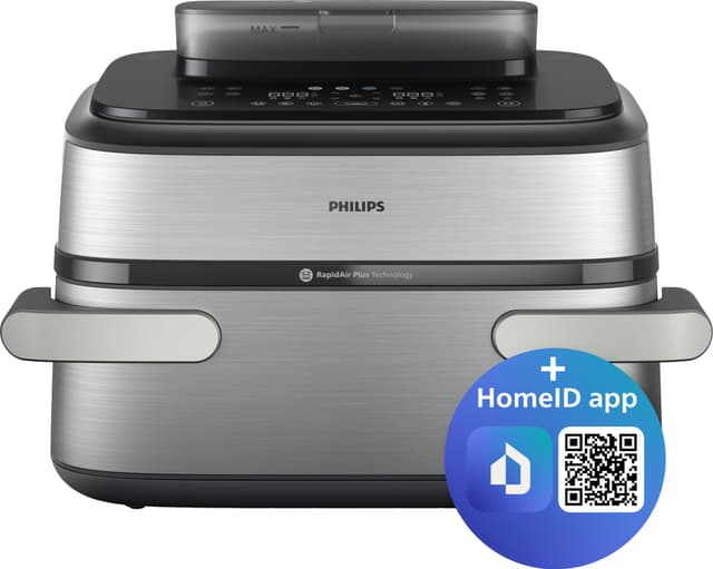 Philips 5000 Series airfryer NA565/02 (svart/silver)