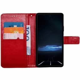 Lommebokdeksel 3-kort til Sony Xperia 1 VIII - Rød