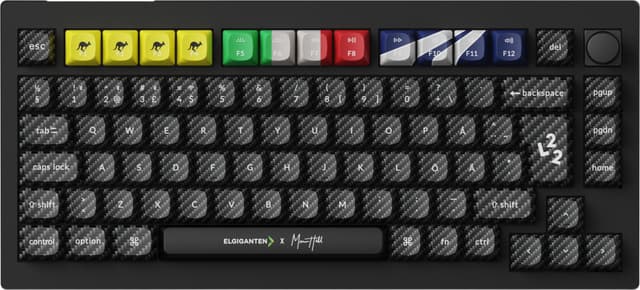 Keychron V1 MAX L22 Ltd Edition K POM Red trådløst tastatur