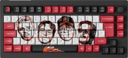 Keychron V1 MAX Pelaajat Ltd Ed K POM Red -langaton näppäimistö