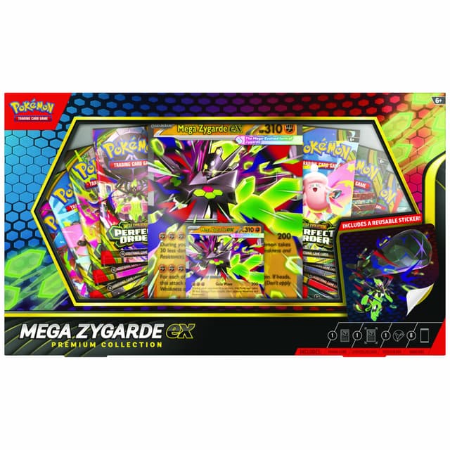 Pokemon TCG Mega Evolution Mega Zygarde EX Premium Collection Box