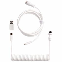 Keychron Coiled Aviator Straight 8K USB-kabel (hvid)