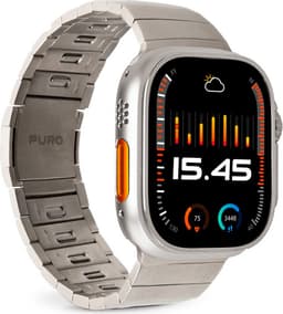 Puro Titan kelloranneke Apple Watch 42-49 mm (titaani)