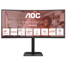 AOC CU34E4CV 34" UWQHD/VA/120Hz/4ms skjerm