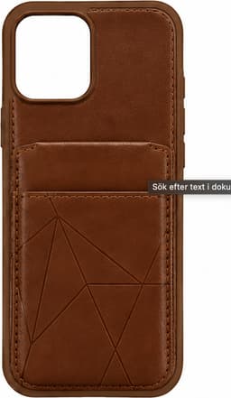 Snapcase Origami Plånbok iPhone 17 (Mörkbrun)