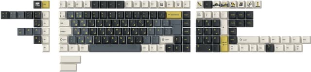 Keychron PBT tastaturcap sæt (Retro Garage)