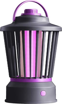 Bærbar mygglampe, oppladbar insektfelle, myggdreper, insektzapper 3000V