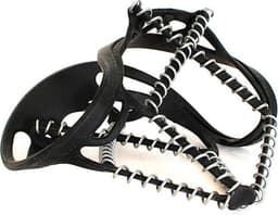 1,2 mm stålspoler Spikes Walk Snoreblokker for isfiske/jakt/trugeturer - M